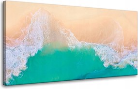 Vászonkép Hullámok Vízpart Homok 80x40 cm Ideális ajándék