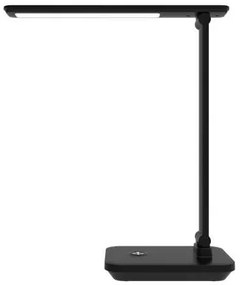 Platinet asztali lámpa 5 W, erős akkumulátor + USB, fekete