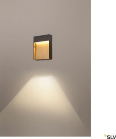 SLV FLATT 1002955 Fali lámpa 1x16W/LED 3000/4000K 600LM IP54