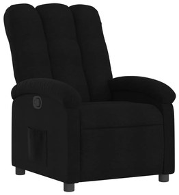fekete szövet relaxfotel