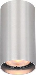 Mennyezeti spot lámpa ezüst kerek cső 10 cm Italux spot nappaliba