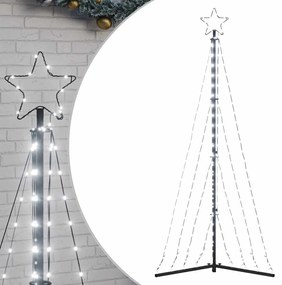 hideg fehér LED karácsonyfa 339 LED 182 cm