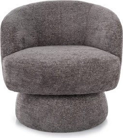 Forgó design fotel COSMIC RAVEN, szürke