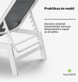 Renazzo Lounge napozóágy | 120 kg teherbírás | 5 fokozat | vízlepergető