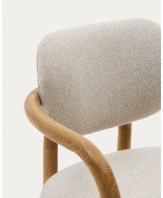 Barna-krémszínű étkezőszék Melqui – Kave Home