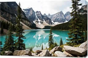 Vászonkép 120x80cm Hálószoba Nappaliba Panoráma Tó