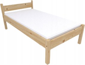 Fa ágy 100x180 ágyráccsal Magas Nyers Tömör Hagyományos