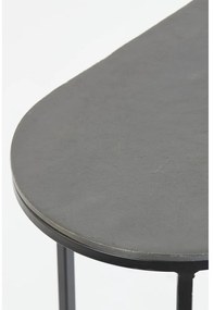 Fém tárolóasztal szett 2 db-os 26x53 cm Bocov – Light &amp; Living