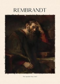 Rembrandt Pál apostol Poszter A2 59,4x42cm #420