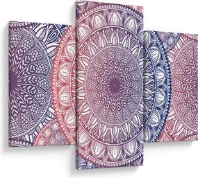 Mandala kép (90x60 cm)