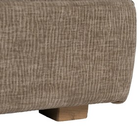 Bézs kinyitható zsenília fotel – Ixia