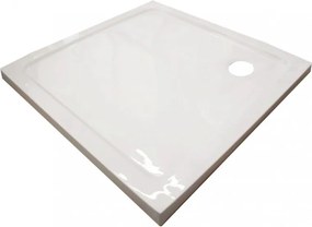 Modena Slim szögletes alacsony akril zuhanytálca, 80x80x5,5 cm-es méretben