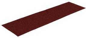 30 db piros lépcsőszőnyeg öntapadós téglalap alakú 76x20 cm