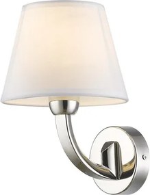 Cosmolight modern fali lámpa atlanta fehér nikkel cosw01827ni-wh