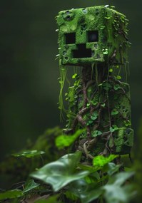 Poszter, Mojang, Minecraft, Creeer, Alex, Enderman, Zombie,