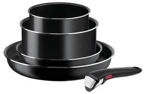 Tefal - Konyhai készlet 5 db INGENIO EASY COOK & CLEAN BLACK