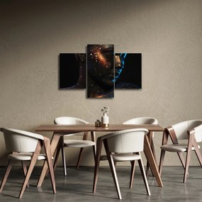Csillogó nő képe (90x60 cm)