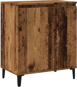 vidaXL komód Régi fa 60x35x70 cm Gépelt fa