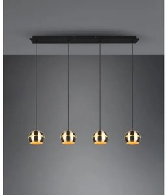 Trio - Csillár zsinóron FLETCHER 4xE14/40W/230V réz