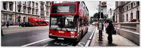 Poszterek 200x66 Érdekes londoni busz