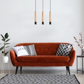 Rabalux 72133 - BRAULIA 3xGU10/50W/230V függeszték, bükk