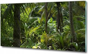 Fotó kép edzett üveg Lila virágok 125x50