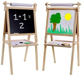 2Kids Toys - Kétoldalas mágneses fa tábla gyermekeknek