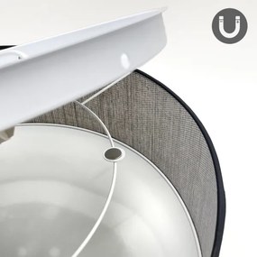 Mennyezeti lámpa SIRJA 2xE27/15W/230V Ø 35 cm barna