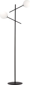 Emibig modern állólámpa linear fehér fekete emi1169/lp2