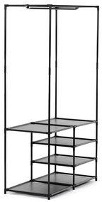 Fekete Fém Ruhafogas. GD-172 BK