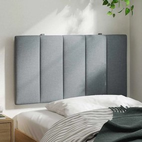 világosszürke szövet fejtámla párna 90 cm
