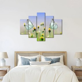 Pillangók eképe a virágon (150x105 cm)