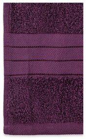 Borvörös frottír pamut fürdőlepedő szett 2 db-os 70x140 cm – Good Morning