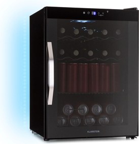 Klarstein Coachella 60 Smart hűtőszekrény, Wifi, LED, 3 polc, Háttérvilágítás, EEK E