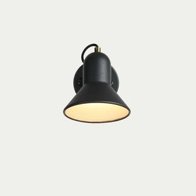 Fali spotlámpa ASTAMA 1xE27/40W/230V fekete/sárgaréz