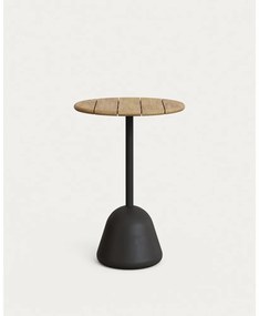 Kerek bárasztal akácfa asztallappal ø 70 cm Saura – Kave Home