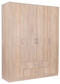 Miami gardróbszekrény 160x205 cm sonoma tölgy-sonoma tölgy