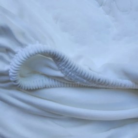 Morning vízhatlan gumis lepedő 160 x 200 cm fehér