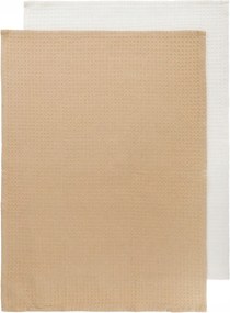 Femelo konyhai törlőkendő szett bézs 2*50x70 cm Homla
