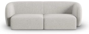 Világosszürke zsenília kanapé 188 cm Paolo – Milo Casa