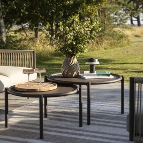 Oblic kerti dohányzóasztal