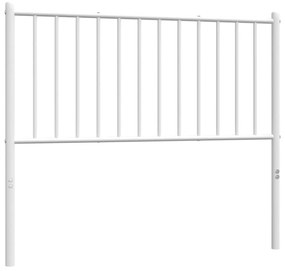 fehér fém fejtámla 100 cm