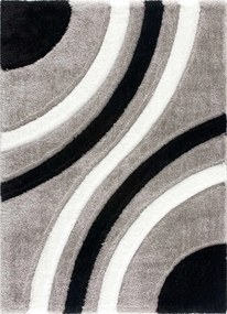California Shaggy P305A szürke szőnyeg 160x220 cm