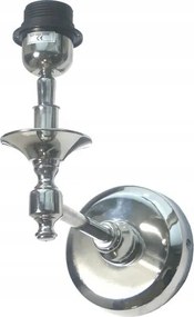 elegáns fali lámpa ezüst Fém fali lámpa Glamour hamptons