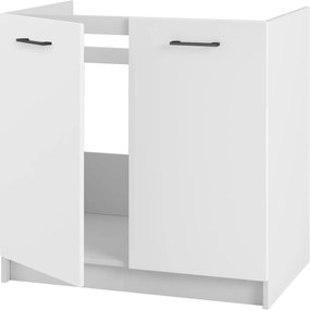 Konyhaszekrény mosogató alá 80-as fehér matt szett