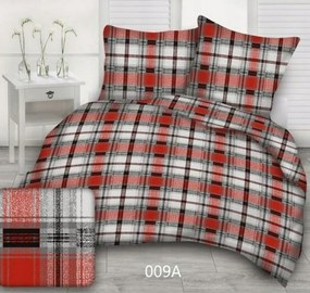 Fakéreg párnahuzat 40x40 kockás, piros