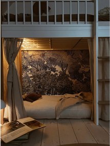 Mini Hippo feketés szürke relaxációs gyerekfotel - Karup Design