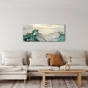 Kép - 3D tengeri absztrakció (120x50 cm)