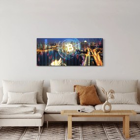 Kép - A befektetések városa (120x50 cm)