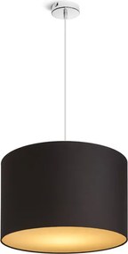 RENDL RON 40/25 lámpabúra Polycotton fekete/arany fólia max. 23W